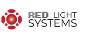 Logo of Red Light Systems with a red circular design on a white background